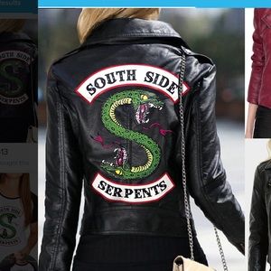 Riverdale Faux Leather Motorcycle Bomber Jacket